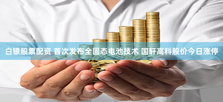 白银股票配资 首次发布全固态电池技术 国轩高科股价今日涨停